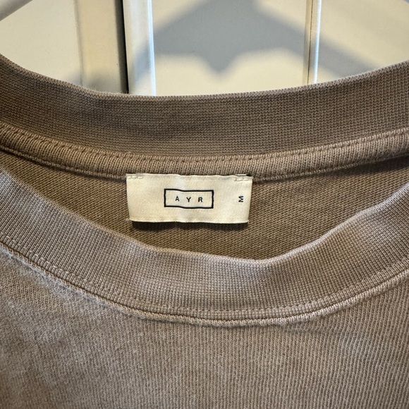 AYR Men's Charcoal Long Sleeve Tee - Picture 2 of 2